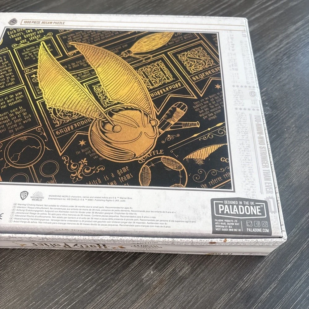 Harry Potter Golden Snitch 100 Piece Jigsaw Puzzle In Tin/ Sealed In Tin, Unique